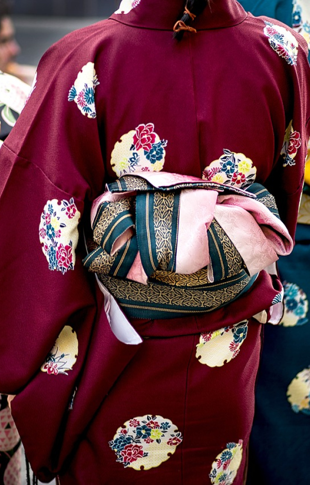 Silk Floral Print Scarf